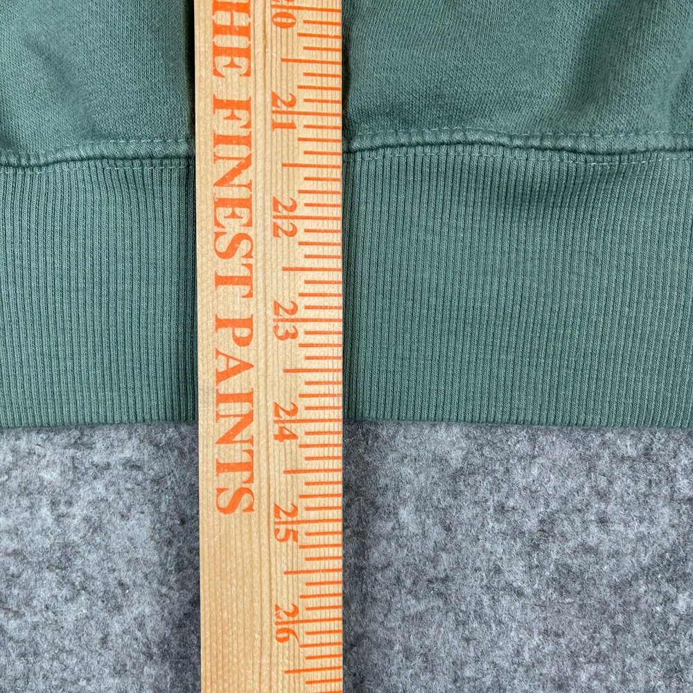 The North Face Graphic Pullover Hoodie Mens Lg Green Terry Grizzly Bear Mountain - Picture 9 of 16